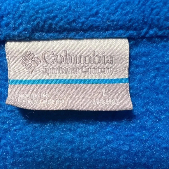 Columbia Blue Fleece Youth Large 14/16 - Picture 4 of 7